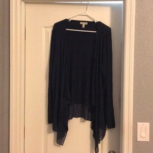 Navy light weight sweater wrap